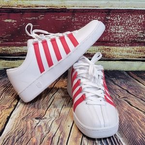 K-Swiss 10.5 sneakers 👟 red stripe